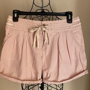 Banana Republic Striped Shorts Size 2 Orange